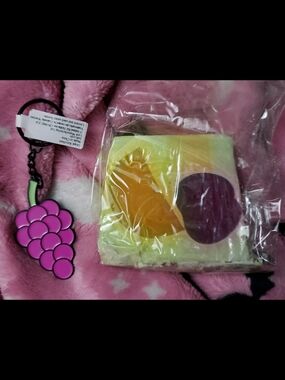 Grape Keychain Charm Miranda Fruit Soap Lush